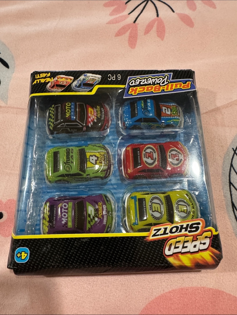 Speed Shotz Pull-Back Racer 6-Pack - Multicolor Kids Toy Cars